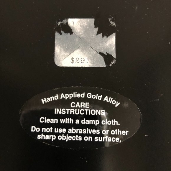 Gold-leaf + Lacquer Plate Charger | Candleholder - Picture 5 of 6